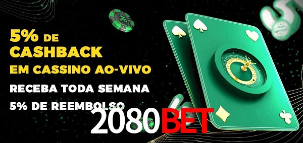 Promoções do cassino ao Vivo 2080Bet